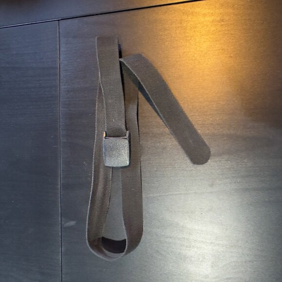 Black Canvas Web Belt - Picture 1 of 3